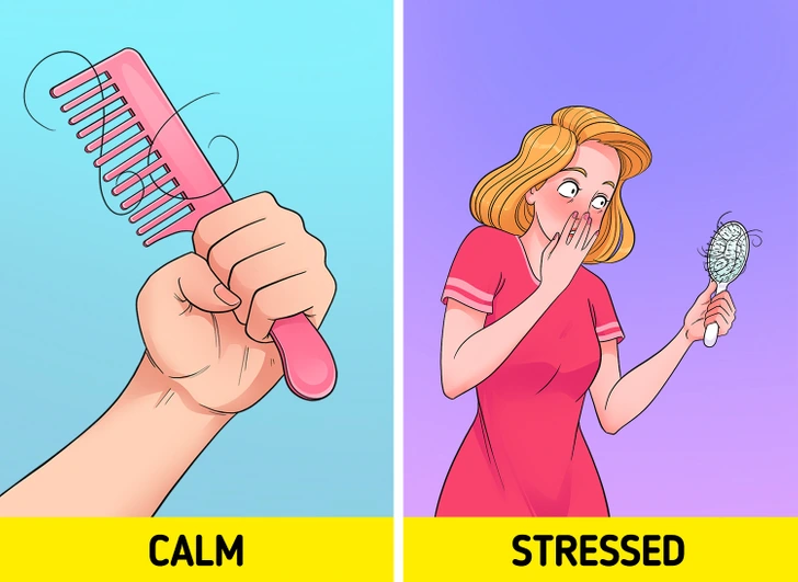 7 نشانه استرس که بدن از خود نشان می دهد!