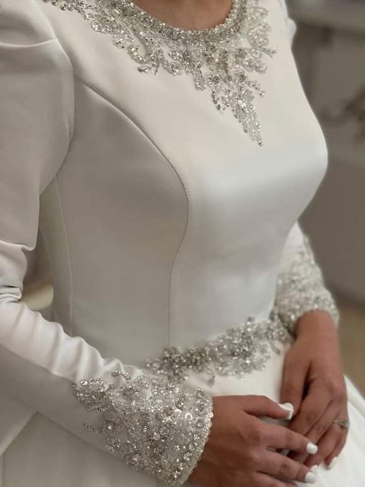 لباس عروس ساتن 